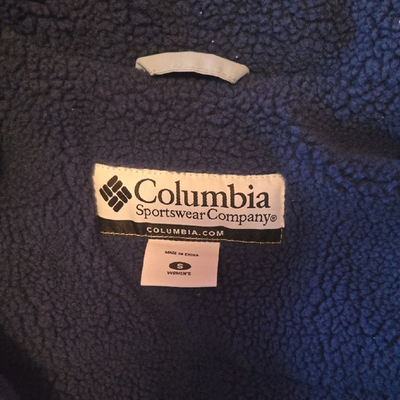 Columbia Womens Light Blue and White Puffer Jacket - Picture 5 of 5